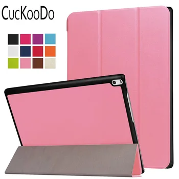 

CucKooDo 200Pcs/lot Ultra Lightweight Slim Smart Cover Case Stand with Auto Wake / Sleep Feature for Lenovo TAB 4 10 PLUS Tablet