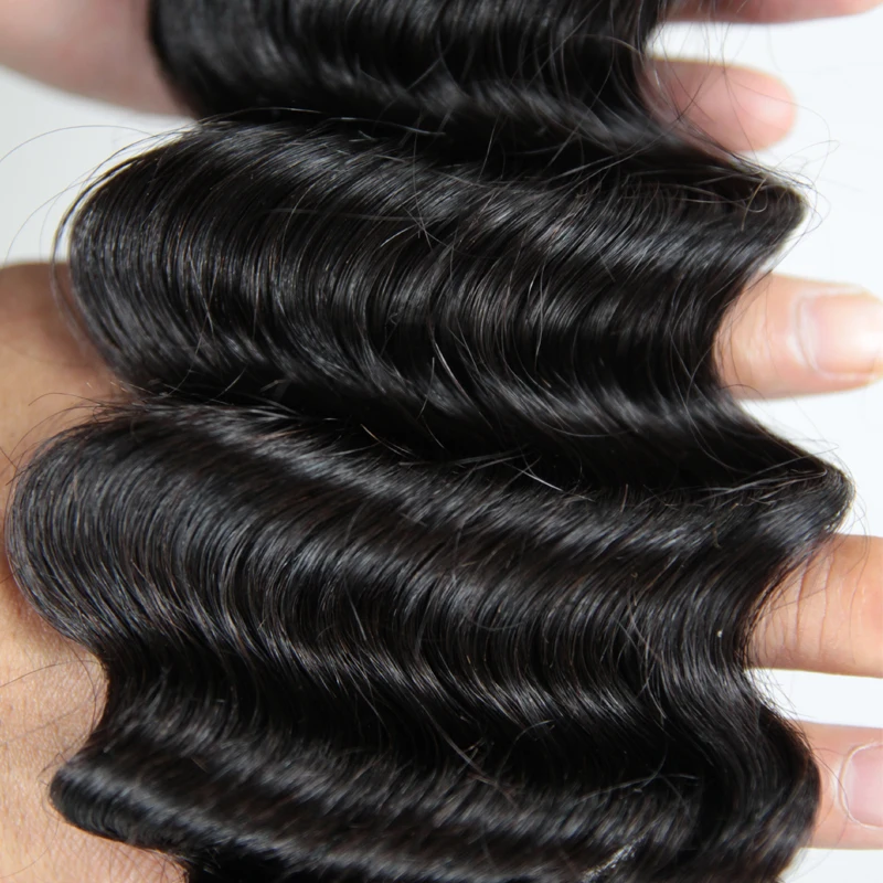human remy hair  bundles loose wave