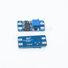 Wholesale 1pcs DC DC step up converter boost 2A power supply module IN 2V- 24V to OUT 5V-28V adjustable regulator board Dropship