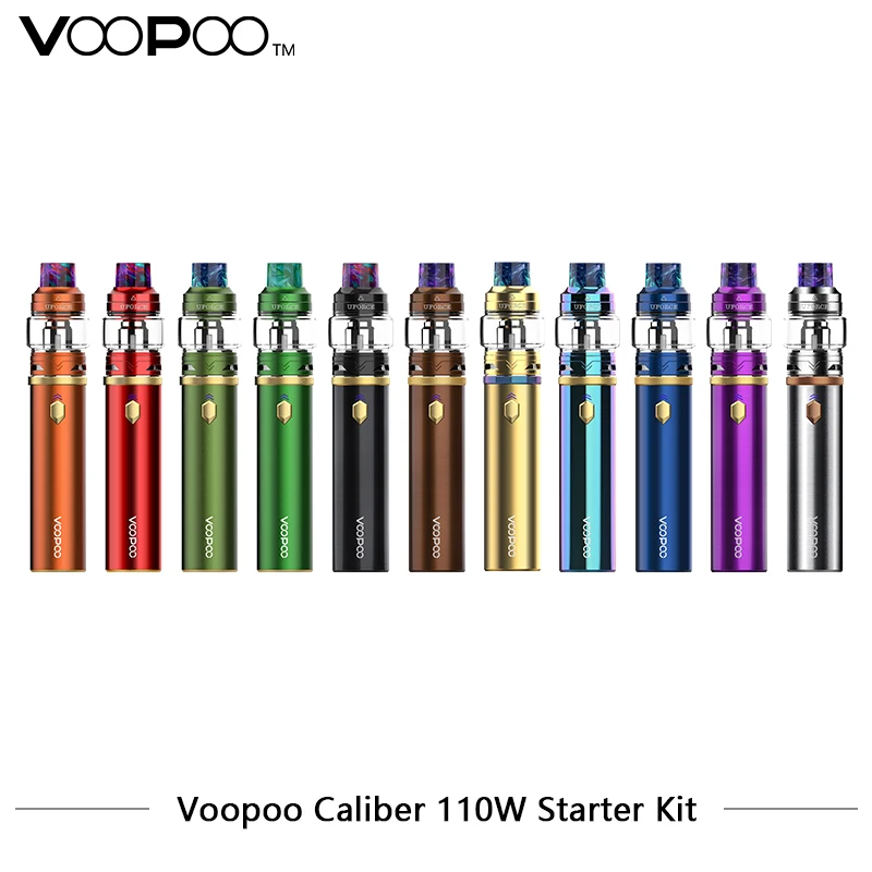 

Original Voopoo Caliber Kit 3000mah Vape Kit Max 110w Output with 5ml Uforce Tank U4 U6 Coils Vape Vaporizer