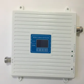 

Original New Dual Band LCD display 3G GSM Mobile Phone Signal Repeater GSM 900mhz WCDMA 2100mhz Booster Amplifier +Power Adapter