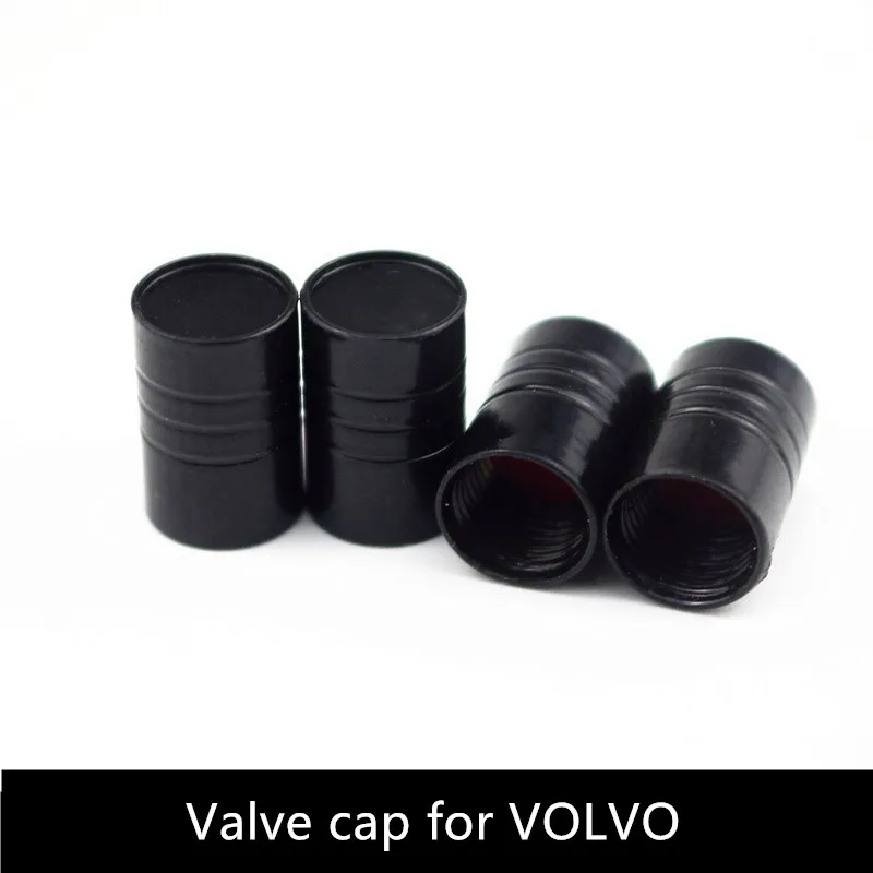 

4pcs Car Wheel Tire Valves Tyre Air Caps case for volvo s40 xc90 xc60 s60 V70 Car Styling car accessories Motorcycle Automobiles