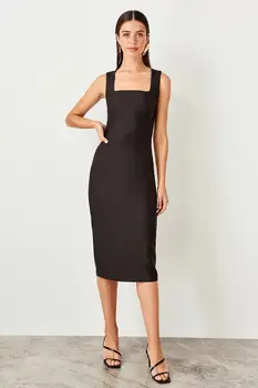 

Trendyol Black Classic Dress TWOSS19BB0500