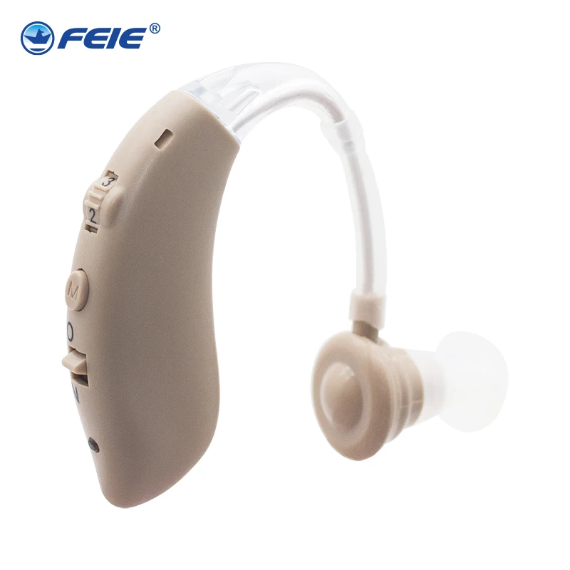 Skup Aparat słuchowy USB z ładowarką S 25 medyczny aparat słuchowy regulacja głośności regulowany dźwięk głuchy sprzęt darmowa wysyłka