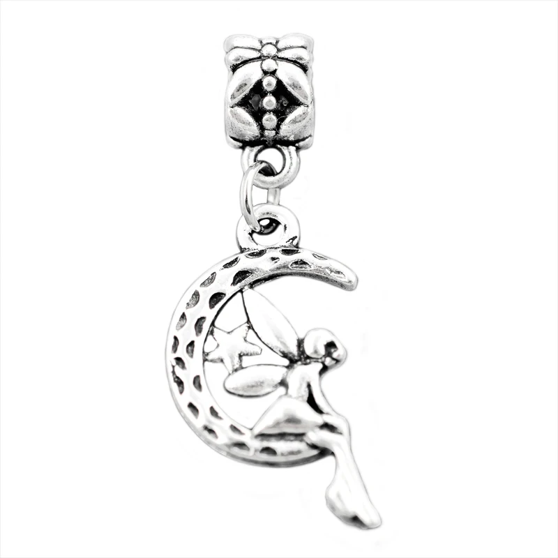 Серебряная Луна Cynthia искусственная бусина подходит для браслетов Pandora