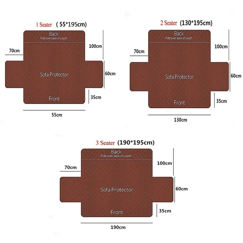 Для диванов съемный собака детские коврик кресло, мебель протектор • подходит для ручной стирки подлокотник диван чехлов 1/2/3 сиденье