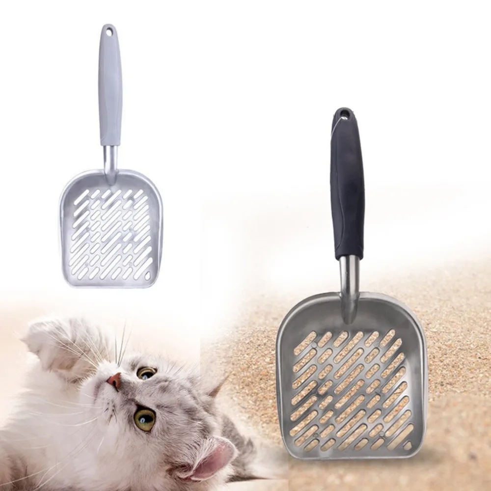 

Metal Hollow Cat Litter Shovel Cat Holder Scoop Pet Poop Scooper Maca Cat Shovel Metal Scoop Care Tools Pet Cleaning Supplies
