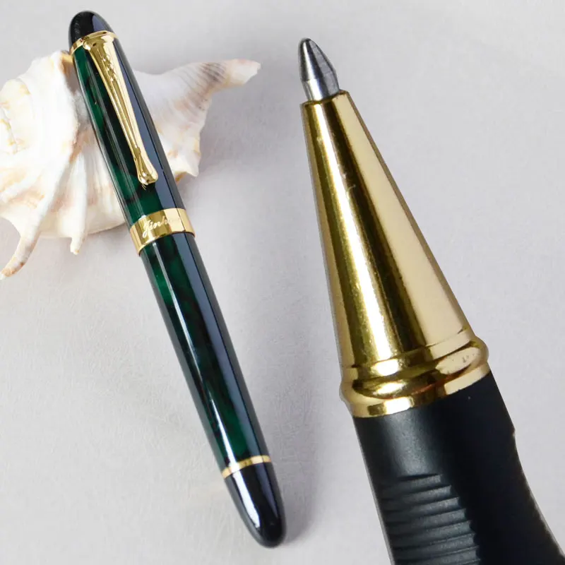 

EXECUTIVE JINHAO X450 DRAK GREEN ROLLER BALL PEN GOLDEN TRIMF REE SHIPPING JINHAO 450