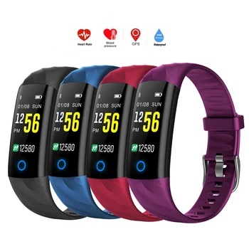 

Waterproof Smart Fitness Wristband 0.96 inch Sport Bracelet Passometer Heart Rate Blood Oxygen Pressure Monitor Sleep Tracker