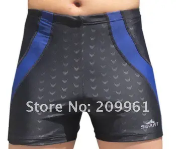 

2 color high quality professional shark skin sharkskin swimwear men's short swimming wear trunks wholesale free shipping