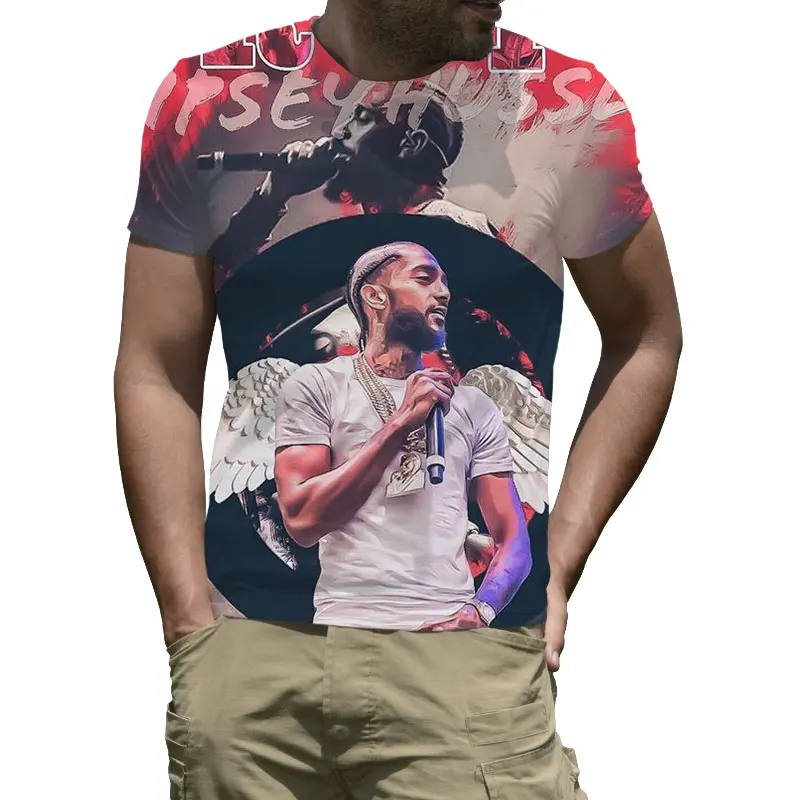 

Nipsey Hussle RIP T-Shirt Hip-Hop Rap Tribute T-Shirt Summer Tops