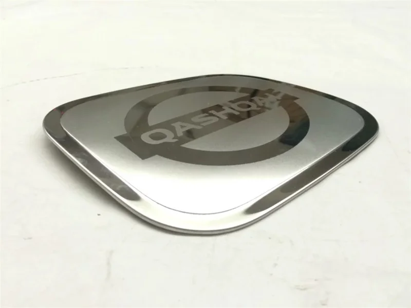 Нержавеющая сталь/ABS хромированная крышка топливного бака для бензобака для Nissan Qashqai J11- аксессуары для стайлинга автомобилей 3 вида стилей - Цвет: Stainless Steel 2