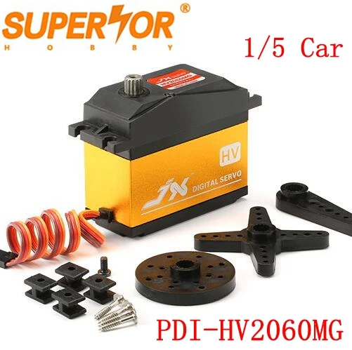 

JX PDI-HV2060MG 62 кг металлическая Шестерня цифровой 180 градусов Mega torque Servo 1/5 Monster RC Car LOSI XL 5T BAJA SAVOX-0236 DS5160