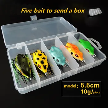 

fishing lure 5 piece 5.5cm isca artificial lure fly fishing jigging lure minnow wobbler pesca fishing carp spinner bait free box