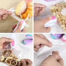 Бытовая мини запайки закуски Пластик Сумки Запайки Портативный путешествия ручной Давление Тип машины 5Z-CF215