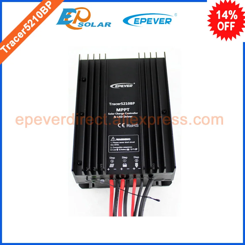 

Tracer5210BP solar controller for lithium battery use 12v 260w solar panel system use 20A 20amp EPsolar/EPEVER