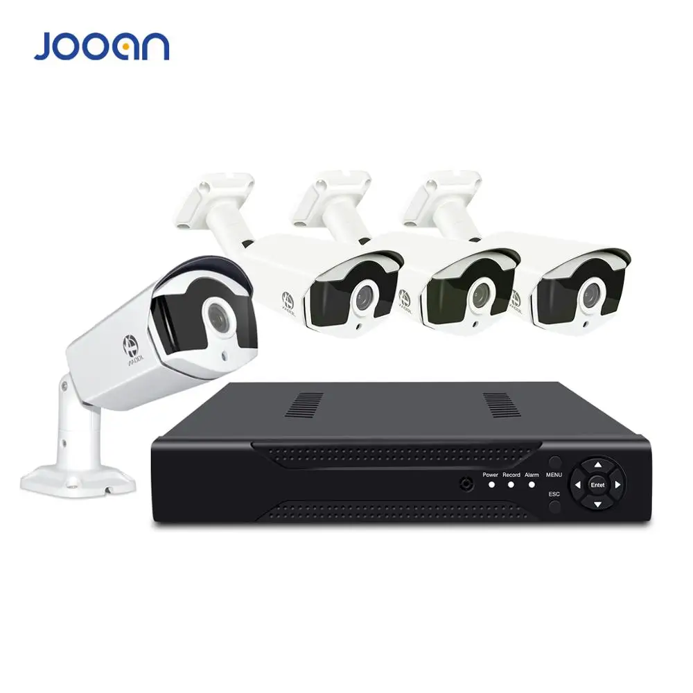 JOOAN 4CH CCTV System 960H HD OUT DVR 4PCS 700TVL Indoor Dome Camera 24 LEDs Home Security Surveillance Kits|kit kits|kit outdoorkit ir |