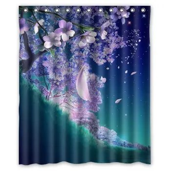 

Honey Day House Cherry Blossom Waterproof Shower Curtain 60x72 Gift Choice