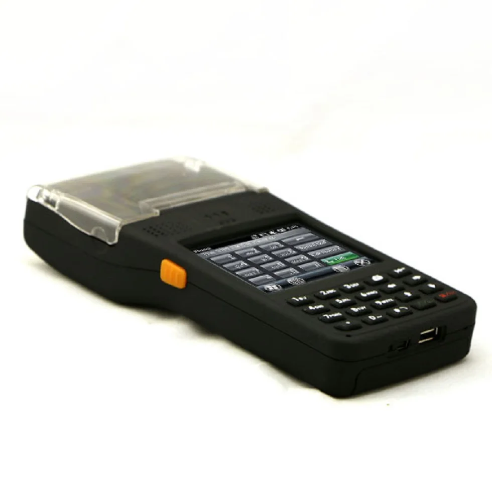 صناعة LS350T نافذة المحمول المحمولة pda مع مدمج 1d ماسح الباركود ، hf rfid القارئ/lf rfid القارئ ، طابعة حرارية