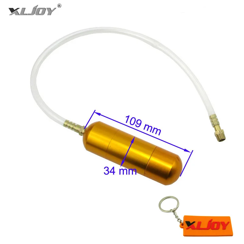 

Gold Aluminum Boost Power Bottle For 50cc 60cc 80cc Motorized Bicycle Push Bike 43cc 47cc 49cc Mini Moto ATV Quad Dirt Pocket