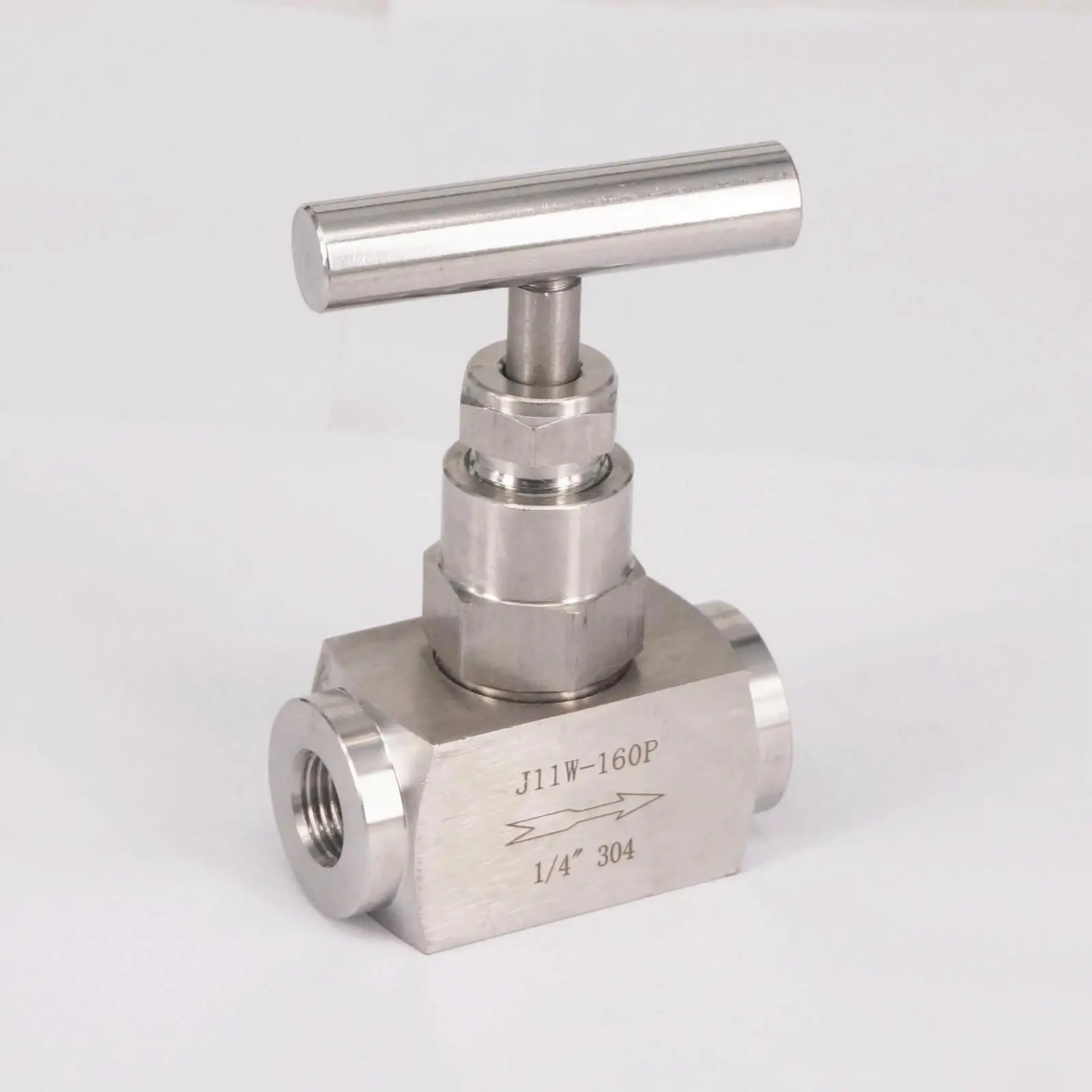 1/4 &quotBSP Женский SUS 304 нержавеющая сталь управления игольчатый клапан 2250 PSI Вода