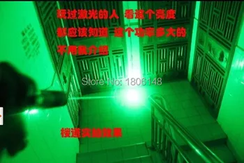 

High Power Green Laser Pointers 1000000m 100w 532nm Powerful LAZER Flashlight Burning Match/dry wood/candle/cigarettes Hunting
