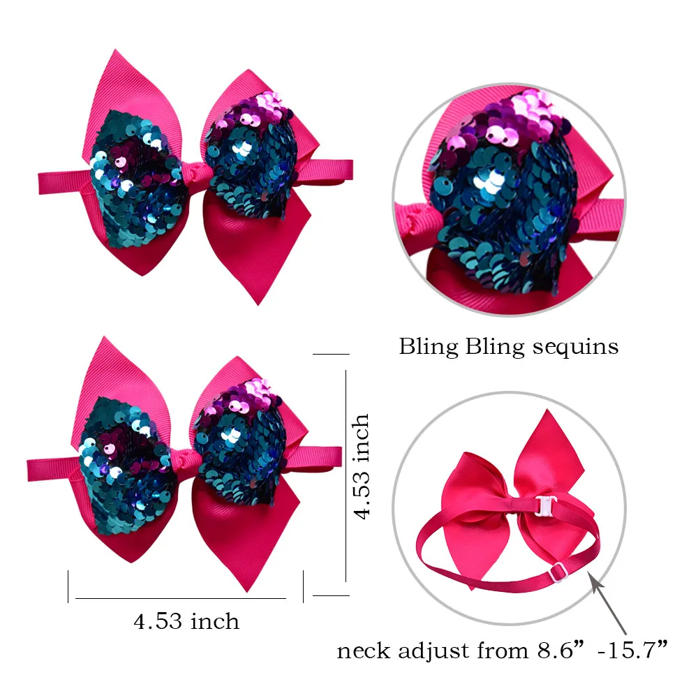 30 шт. Рождественская домашняя собака уход за лошадьми интимные аксессуары Сияющий собака кошка Bowties Галстуки Малый Свадебные принадлежности праздник галстук бабочка