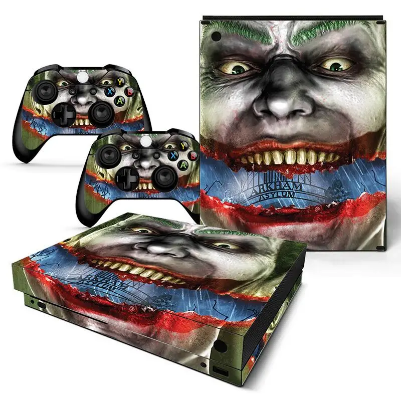 TN-XboneX-0036 Лучшие продажи Джокер дизайн игра наклейка s для xbox ONE X Vinly наклейка на корпус обертывание водонепроницаемый - Цвет: TN-XboneX-0036