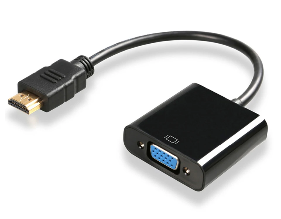VERI Male to Female 1.4 Version HDMI to VGA Converter HD Adapter Cable for PC Laptop Tablet Support 1080P HDTV TV Video Card (9)