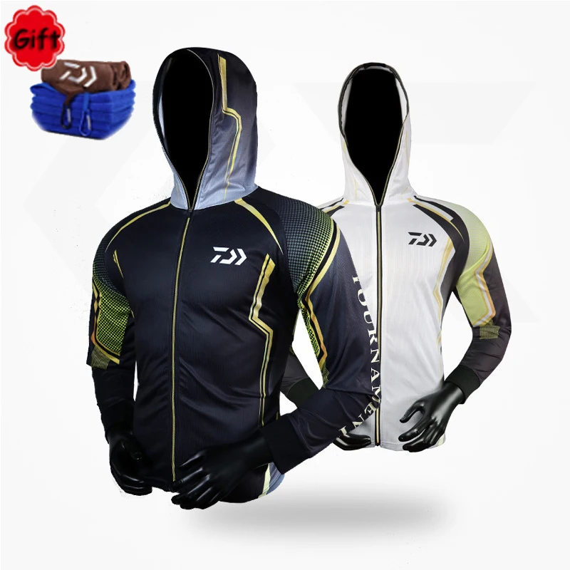 Spring Summer Long Sleeve Fishing Clothing Men Sun proof Quick Dry