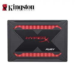 Kingston HyperX Fury RGB SSD SATA 3 2,5 "твердотельный накопитель игровой HDD многоцветный RGB PCIe 3,0 с черным корпусом 240 ГБ 480 ГБ 960 ГБ