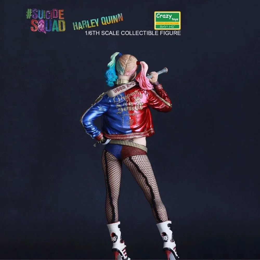 Сумасшедшие игрушки 1:6 DC отряд самоубийц Харли Куинн Джокер фигурку ПВХ кукла