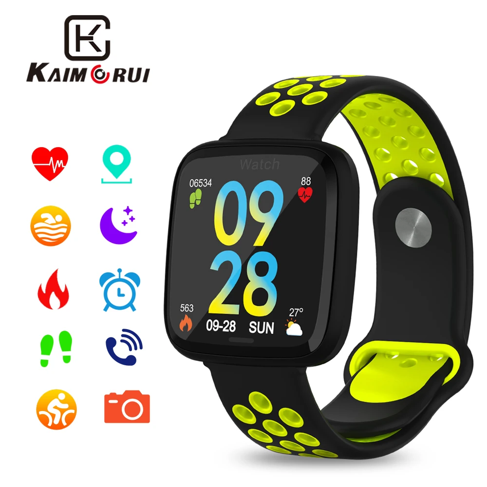 

Smart Sport Watch Men Heart Rate Monitor Pedometer IP67 Waterproof Fitness Bracelet Activity Watch IOS and Android Smart Phone