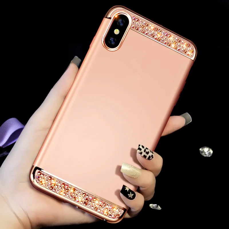 Противоударный чехол Bling bling мобильный телефон для Huawei P8 P9 P10 Lite Plus 2017 жесткий