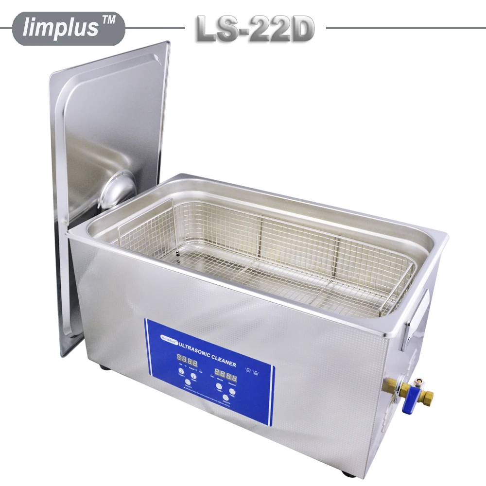 Industrial Ultrasonic Cleaning Machine for Weapons Heat Exchangers Degrease 500W Heater with Free Basket