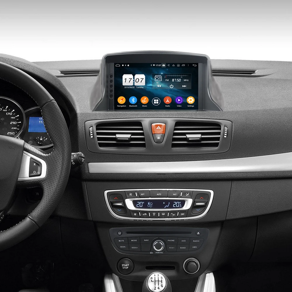 Perfect Owtosin Car Radio Multimedia Video Player Navigation GPS Android 9.0 For Renault Megane III Fluence 2009-2016 Car 4GB RAM 1