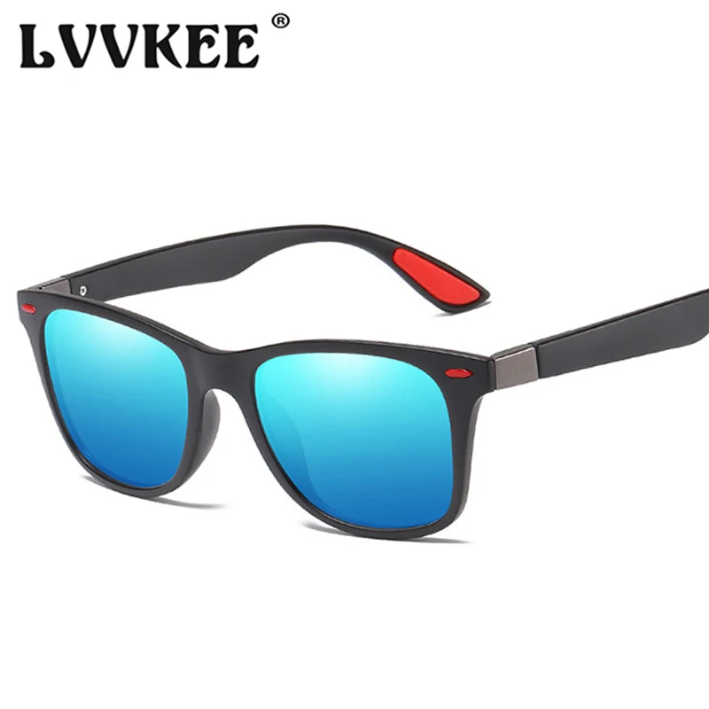 LVVKEE классические квадратные поляризованные солнцезащитные очки для мужчин и женщин, брендовые дизайнерские Винтажные Солнцезащитные очки для вождения, мужские очки UV400 Gafas De Sol