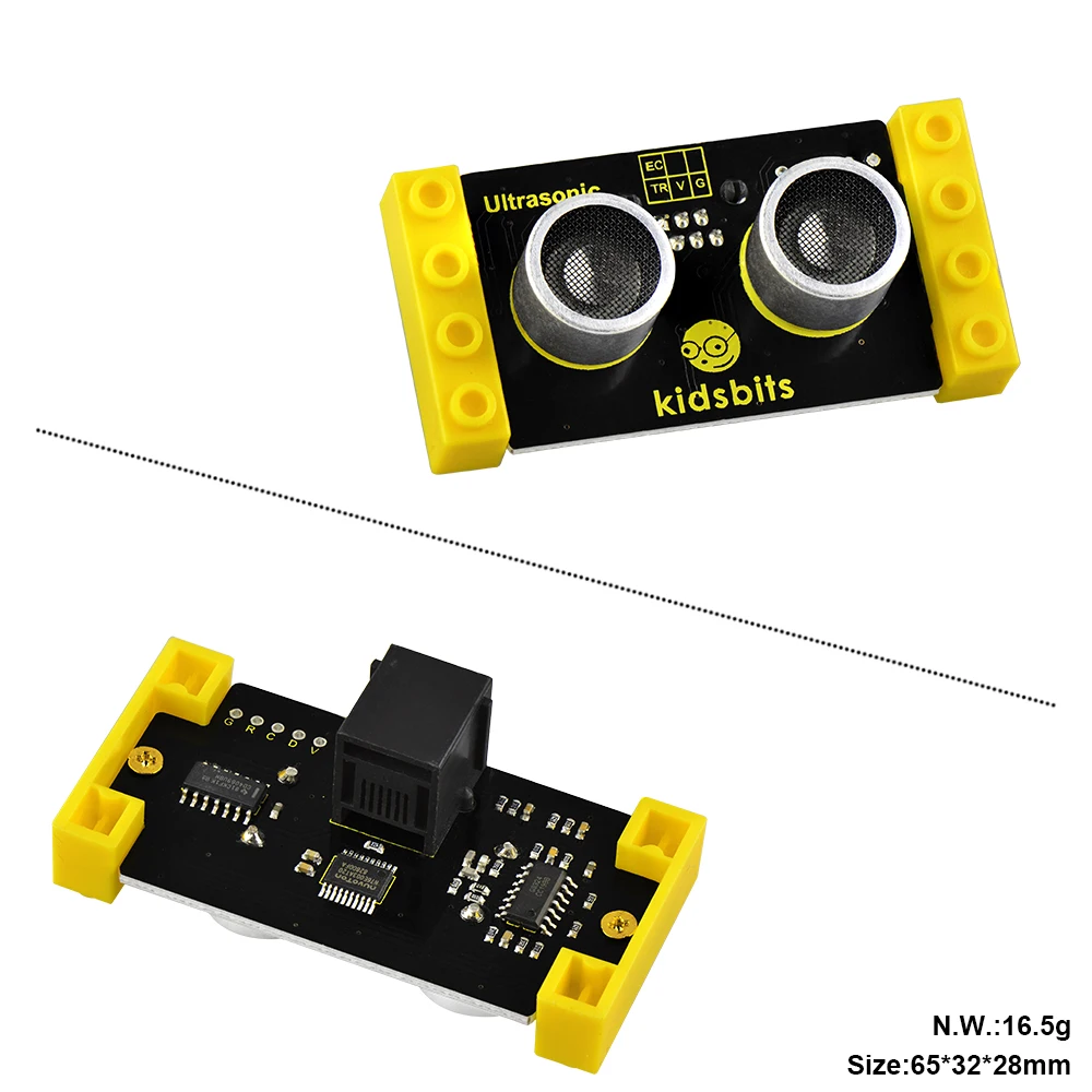 Kidsbits блоки кодирования Ультразвуковой Модуль датчика для Arduino