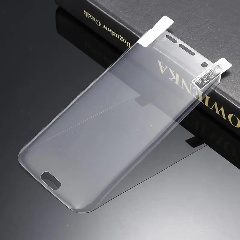 

Dreamysow Soft PET For Samsung Galaxy Note 8 S7 S6 Edge S8 Plus 3D Full Cover Curved Screen Protector Film( Not tempered Glass )