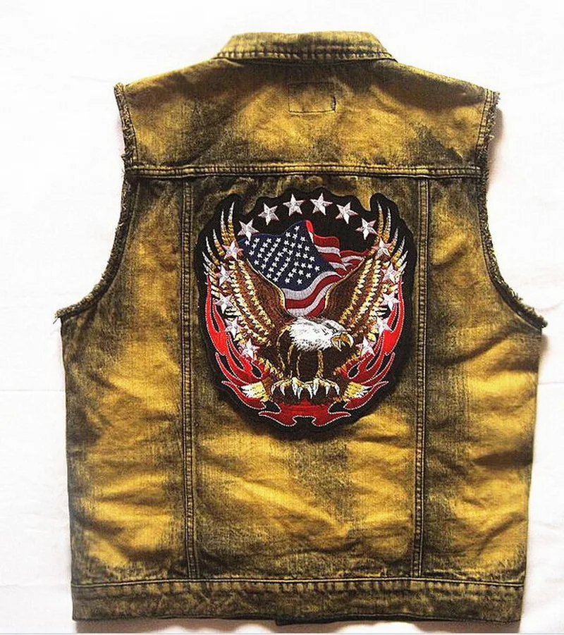 DIY модная одежда патч прикреплены ткань вышитые красиво отмечены American Eagle