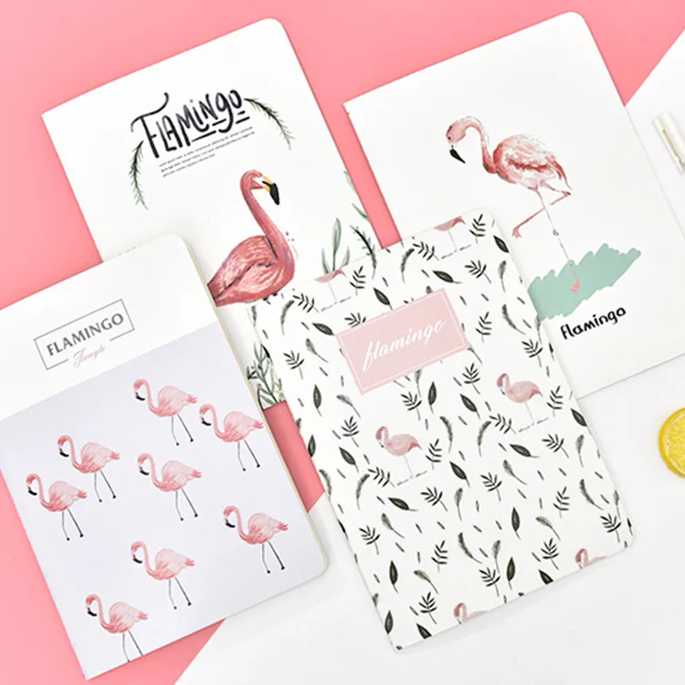 

Creative Notebook B5 Large Flamingo Sakura Cat Blue Whale Agenda note Diy's 30-page car line notebook office supplies file.