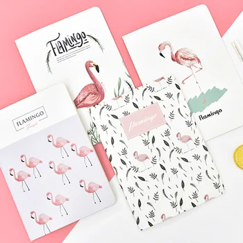

Creative Notebook B5 Large Flamingo Sakura Cat Blue Whale Agenda note Diy's 30 page car line notebook office supplies file.