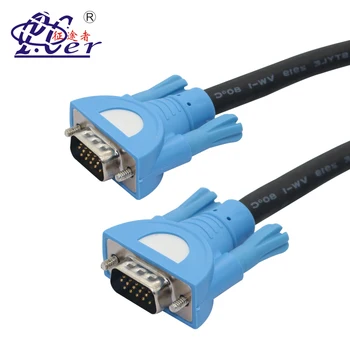 

PCER VGA Computer Cord HD15 Vga Cable 3+6 Rgb Male to Male Vga cable