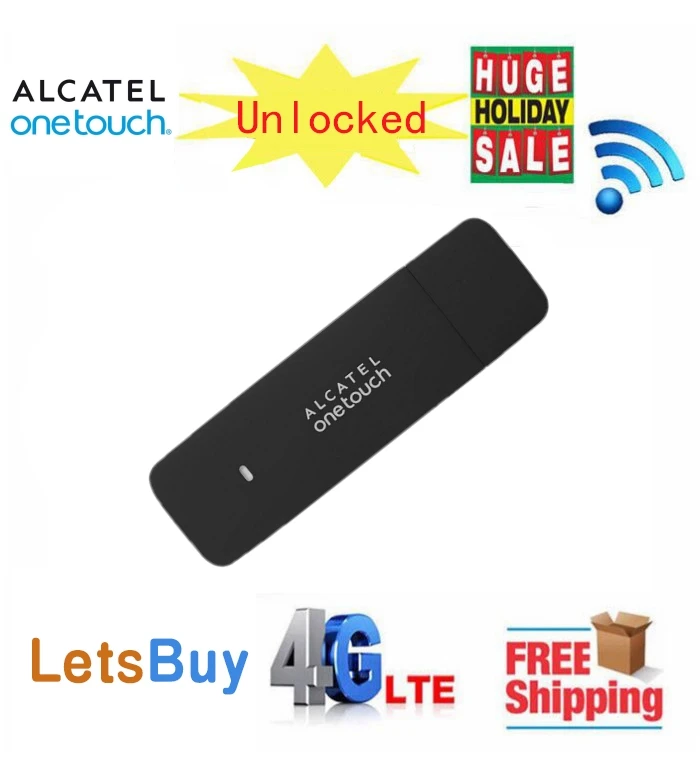

Unlocked Alcatel One Touch L850V CAT4 150Mbps 4G dongle modem fdd Band 1/3/7/8/20 pk e3372
