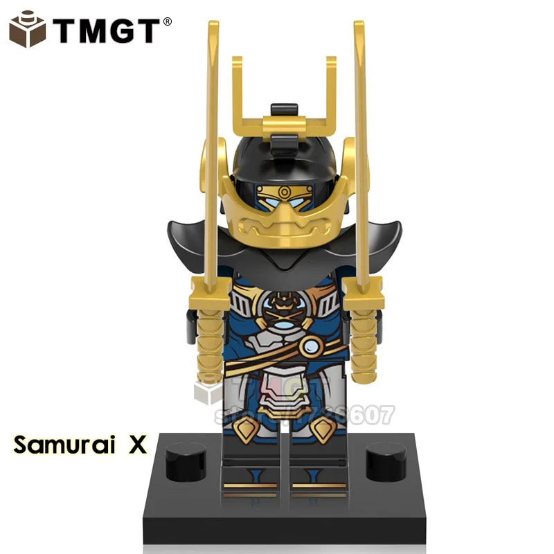 Одиночная Ninja Slithraa Snike Chokun Snappa Wu Shark Army Jelly четыре глаза Garmadon строительные блоки Подарочная игрушка для детей - Цвет: Оранжевый