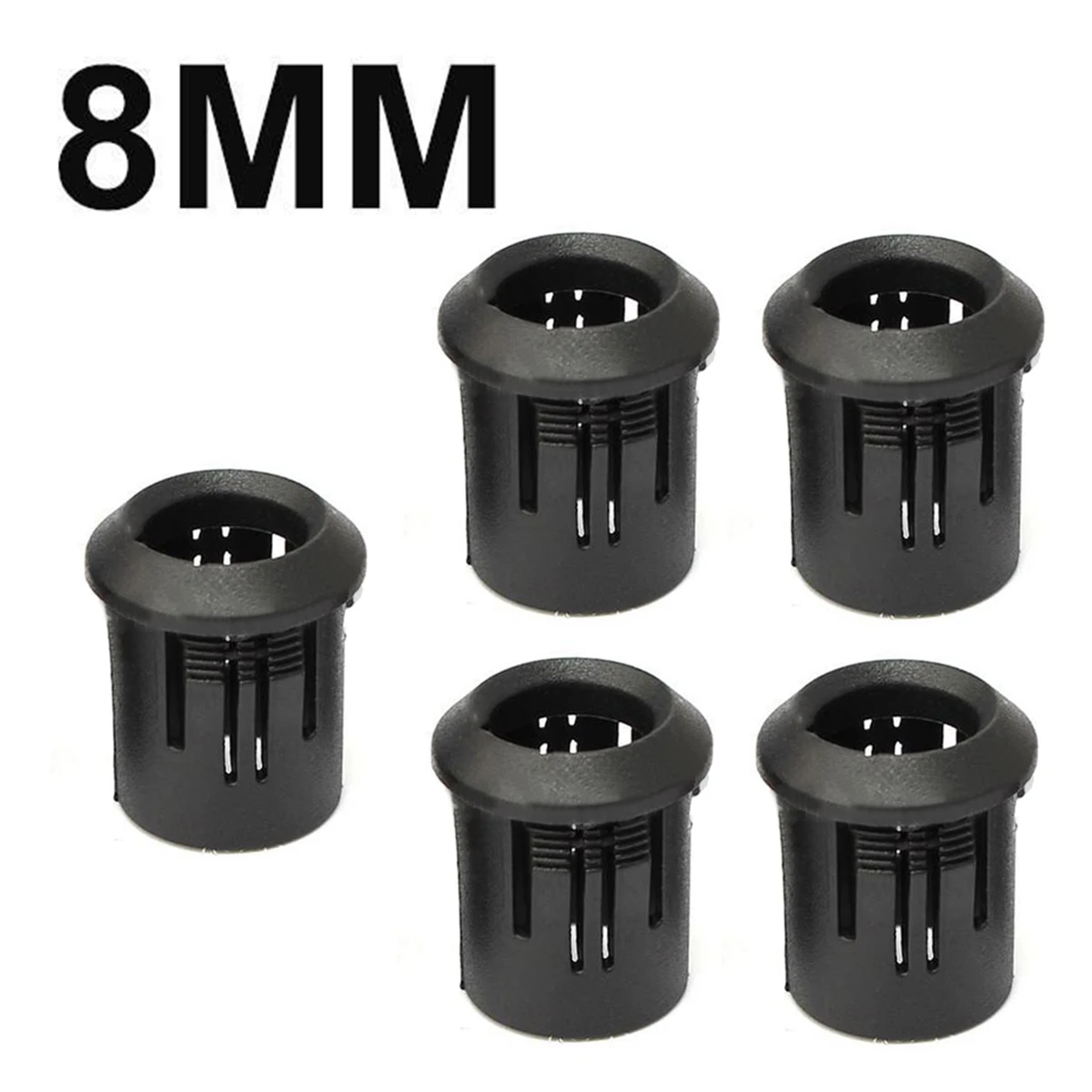 5pcs Plastic LED Diode Socket Holder Black LED Lamp Clip Bezel Mount 3mm/5mm/8mm/10mm