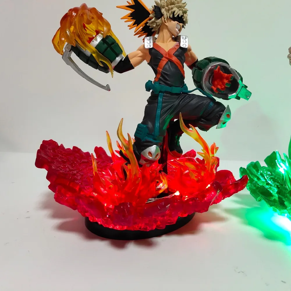 My Hero Academy Lampara светодиодный светильник ing Bakugou Katsuki VS Midoriya Izuku светодиодный ночной Светильник Boku no Hero Academy аниме лампа