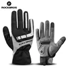 ROCKBROS Touch Screen Cycling Gloves Autumn Winter Thermal Windproof Bicycle Gloves Keep Warm Thick Sport Glove Bike Accessories ► Photo 1/6