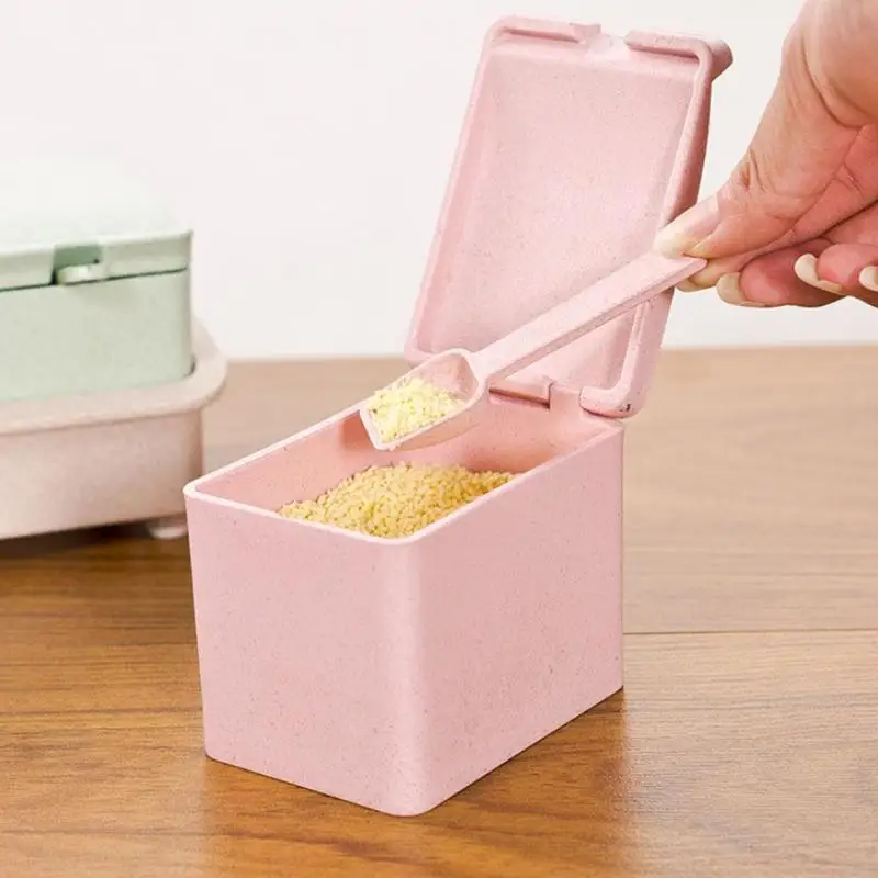 Пластиковая банка для приправ с выдвижным ящиком типа 4 сетки палочки для еды для хранения приправа ложки коробки для хранения специй банки кухонные устройства Инструменты