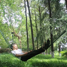 1 шт. портативный гамак садовый Открытый Кемпинг Туристическая мебель сетка гамак качели спальная кровать нейлон HangNet